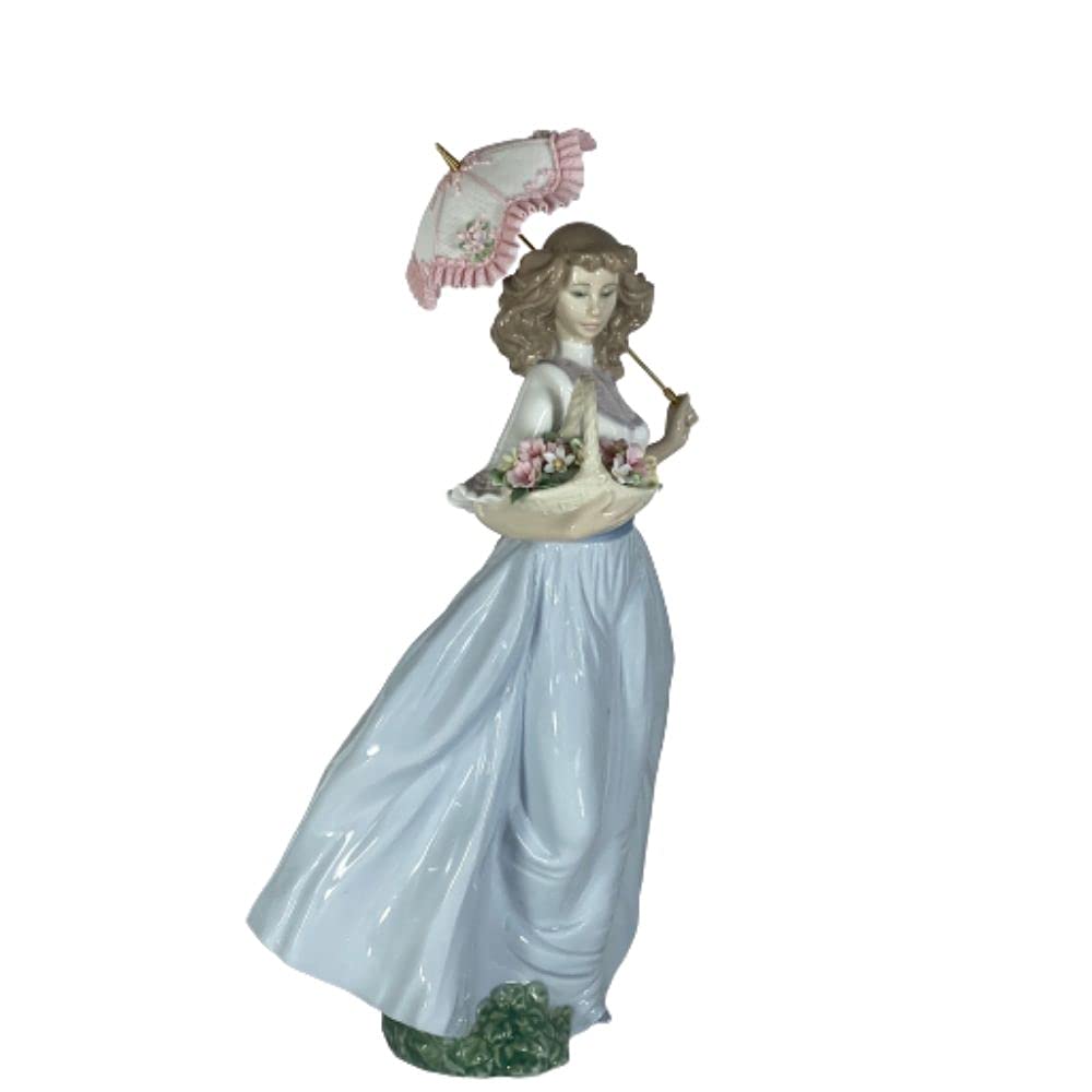 LLADRO 風船の売り子 Amazon.com: Lladro a Sunny Afternoon 06622 Girl with Parasol